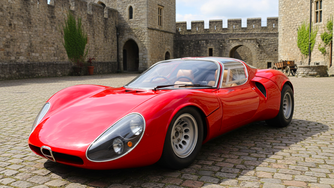 Alfa Romeo 33 Stradale 1967 Red Colour