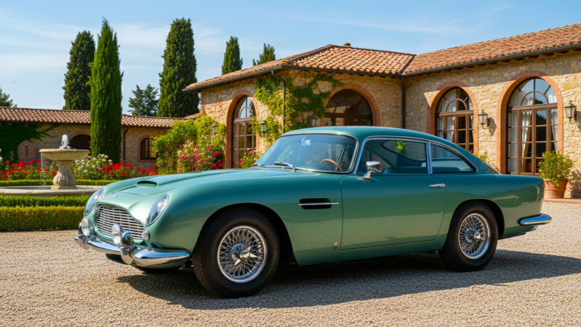 Aston Martin DB5 1963 Green Colour