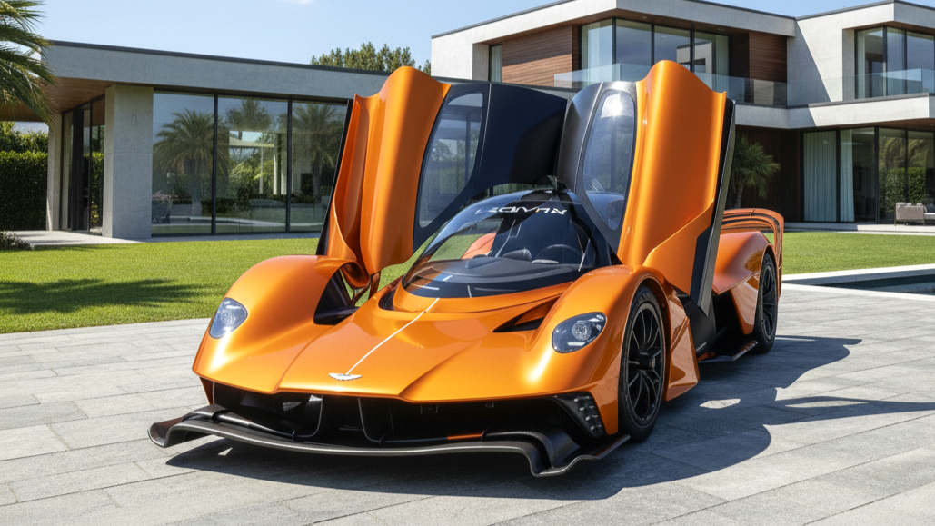 Aston Martin Valkyrie AMR Pro Orange Colour
