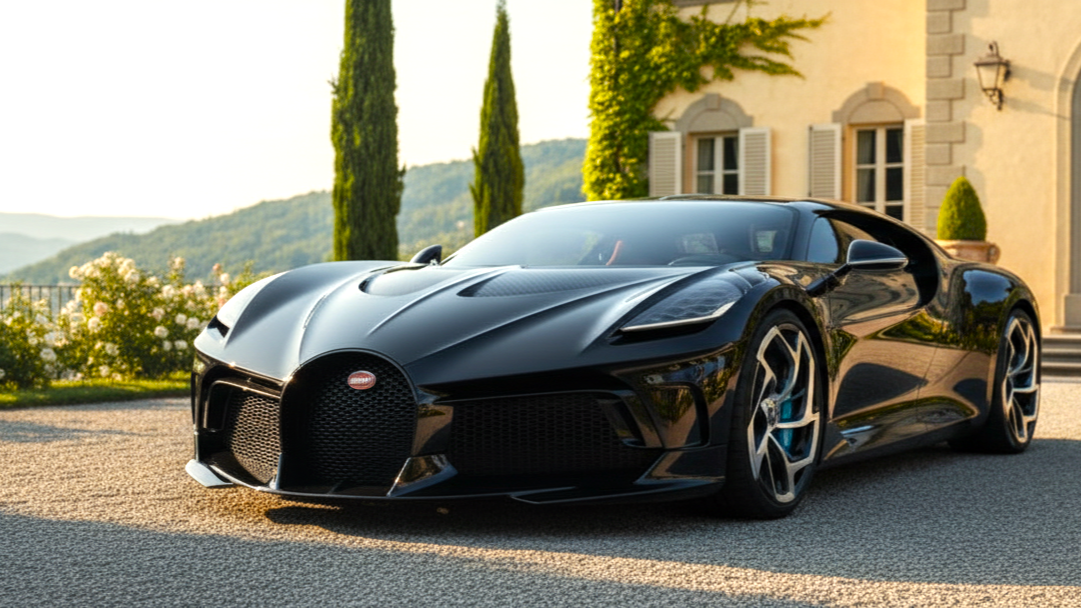 Bugatti La Voiture Noire Black Colour