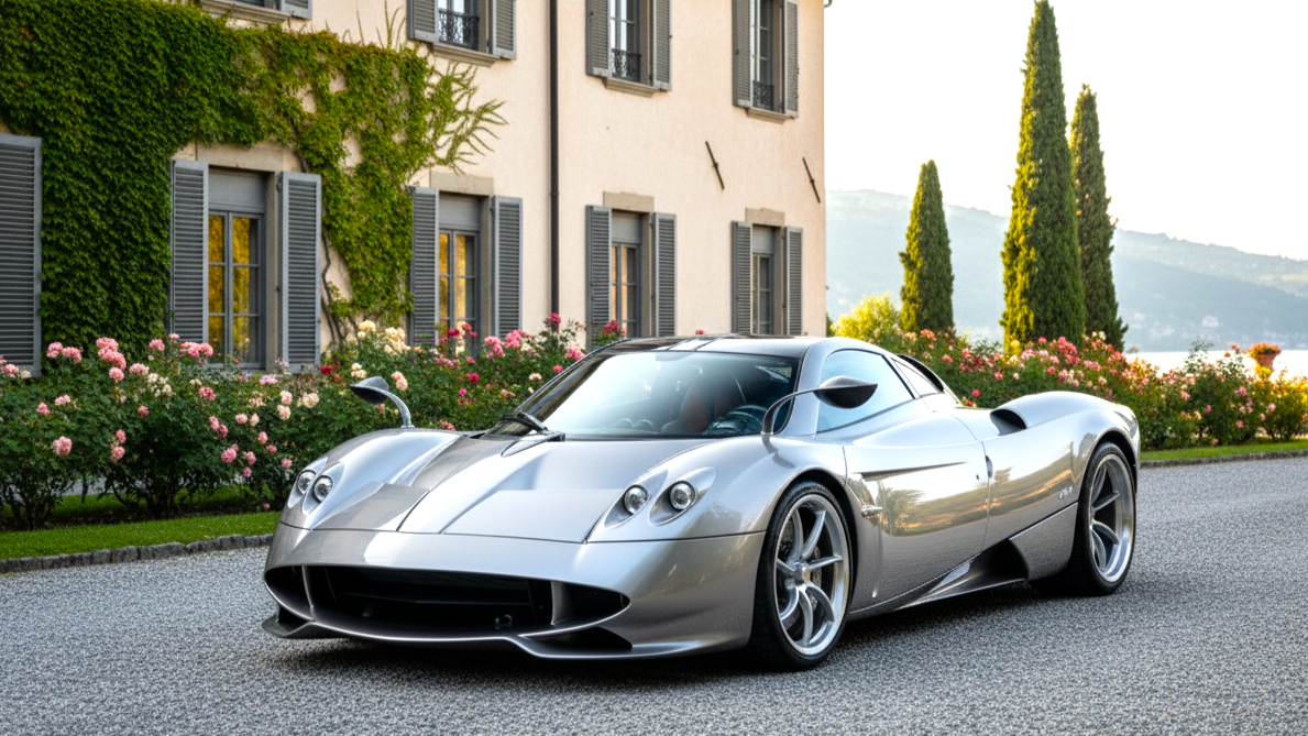 Pagani Huayra Codalunga Grey Colour