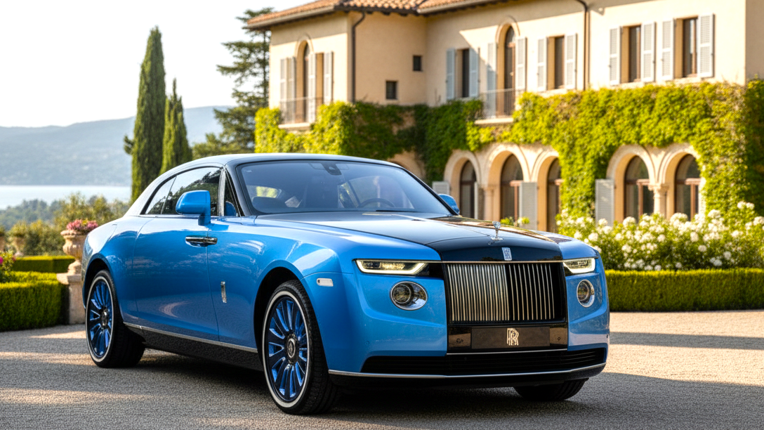 Rolls-Royce Boat Tail Blue Colour