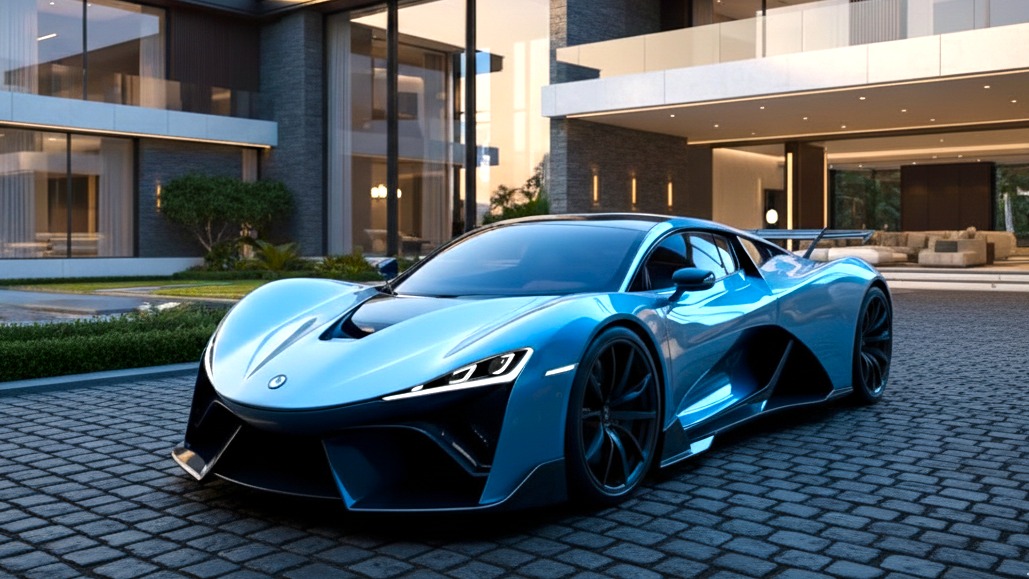 SP Automotive Chaos - Zero Gravity Blue Colour