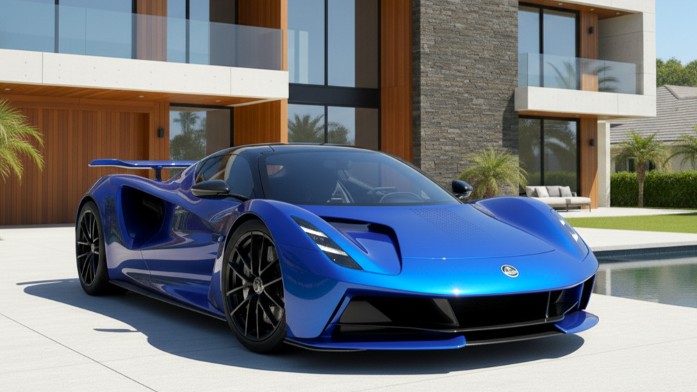 Lotus Evija Blue Colour