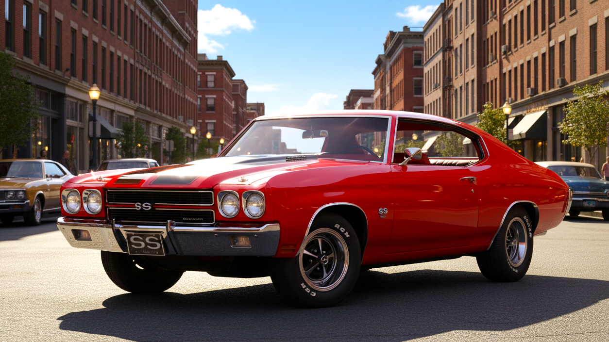 Chevrolet Chevelle SS (1970) red colour