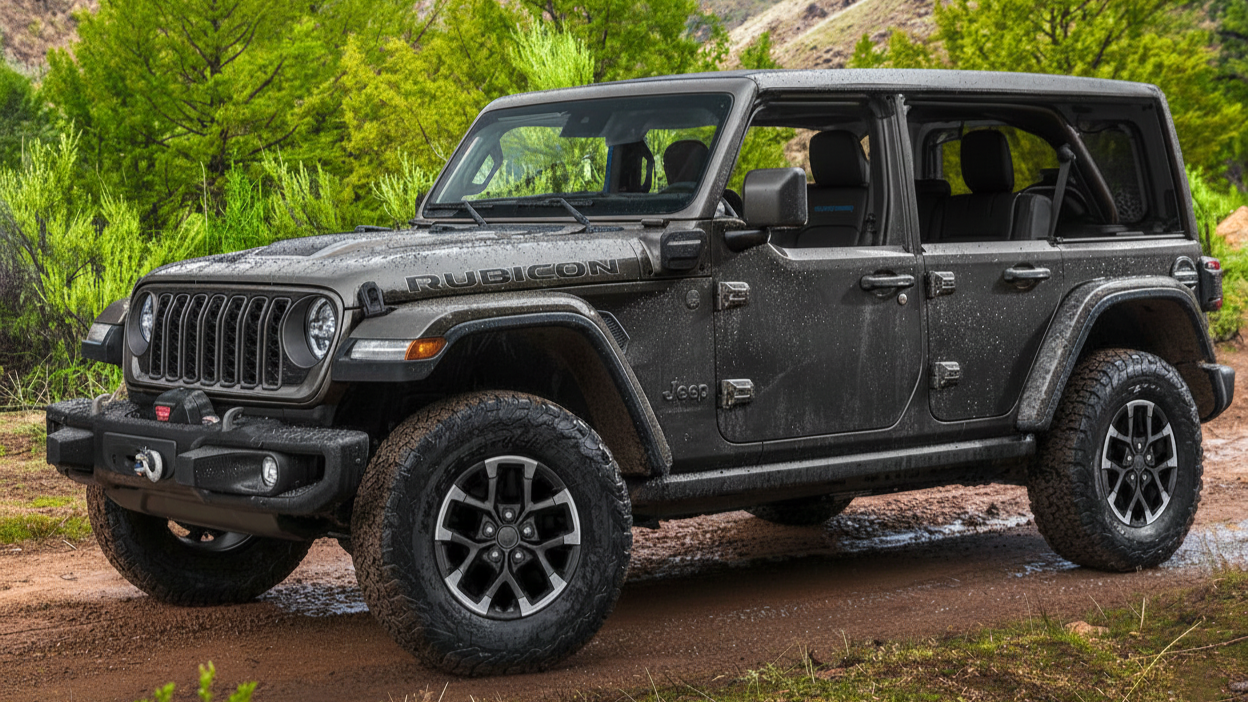 Jeep Wrangler Rubicon grey colour
