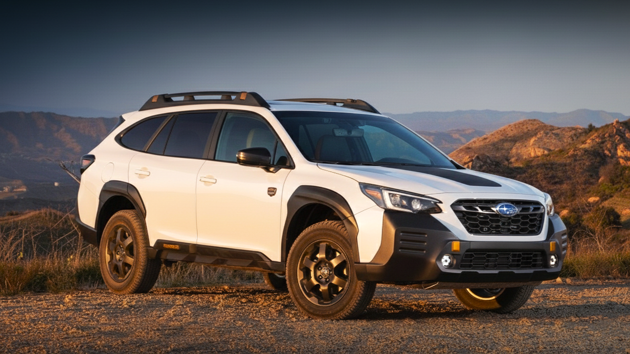 Subaru Outback Wilderness white colour