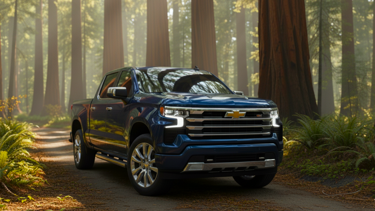 Chevrolet Silverado Blue Colour