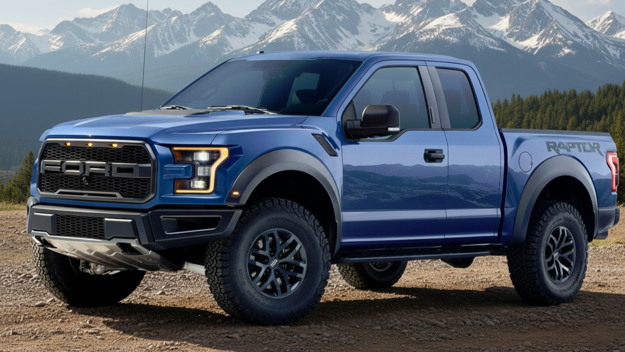 Ford F-150 Blue Colour