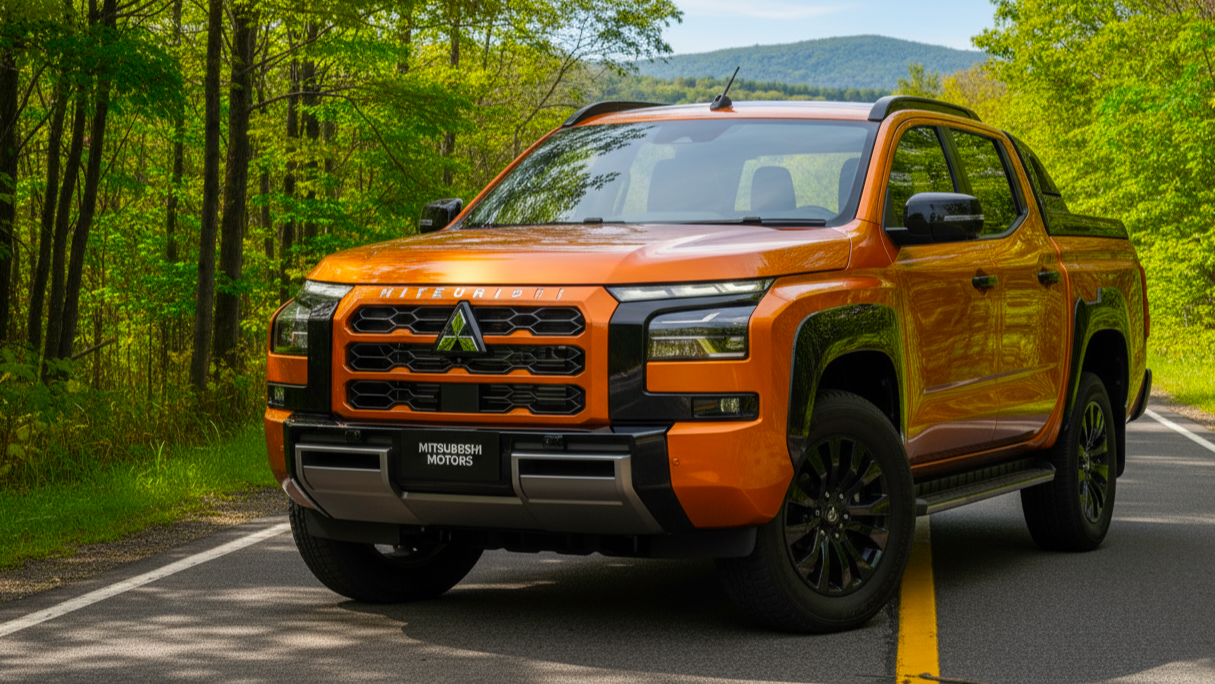 Mitsubishi L200 Orange Colour