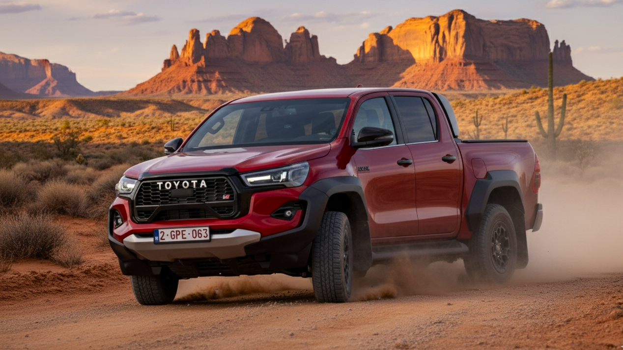 Toyota Hilux Red Colour