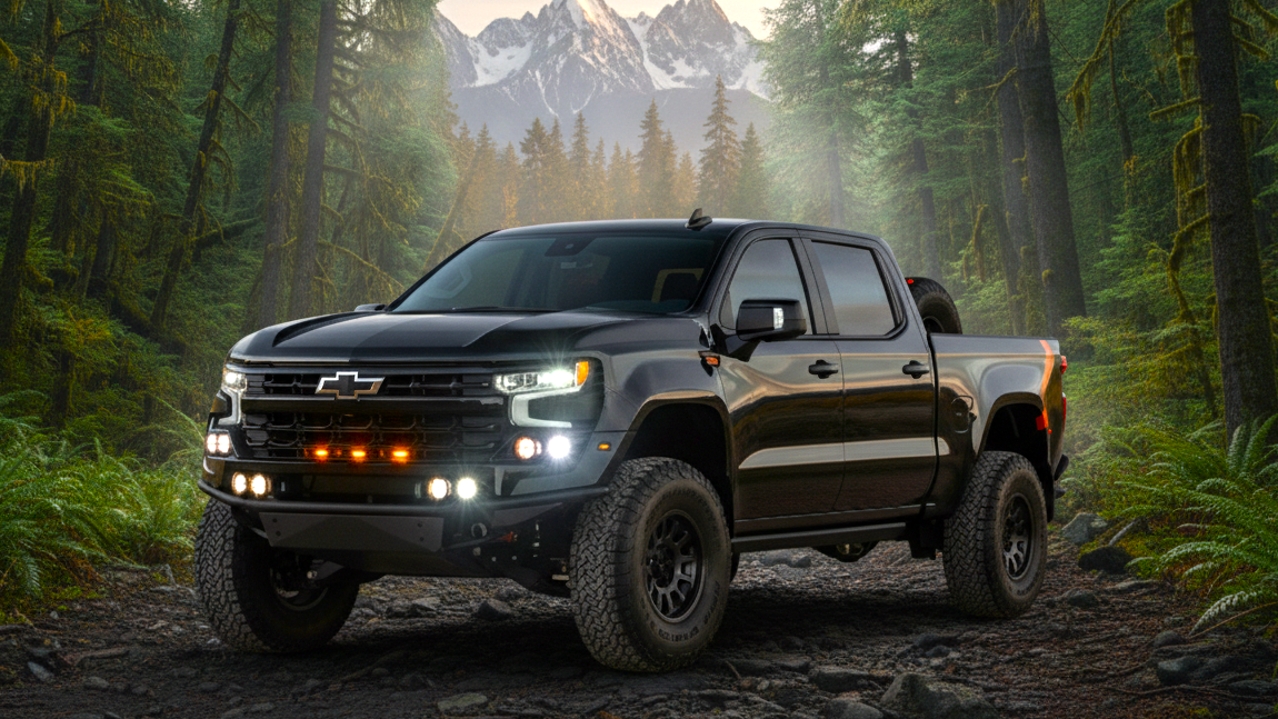 Chevrolet Silverado Black Colour