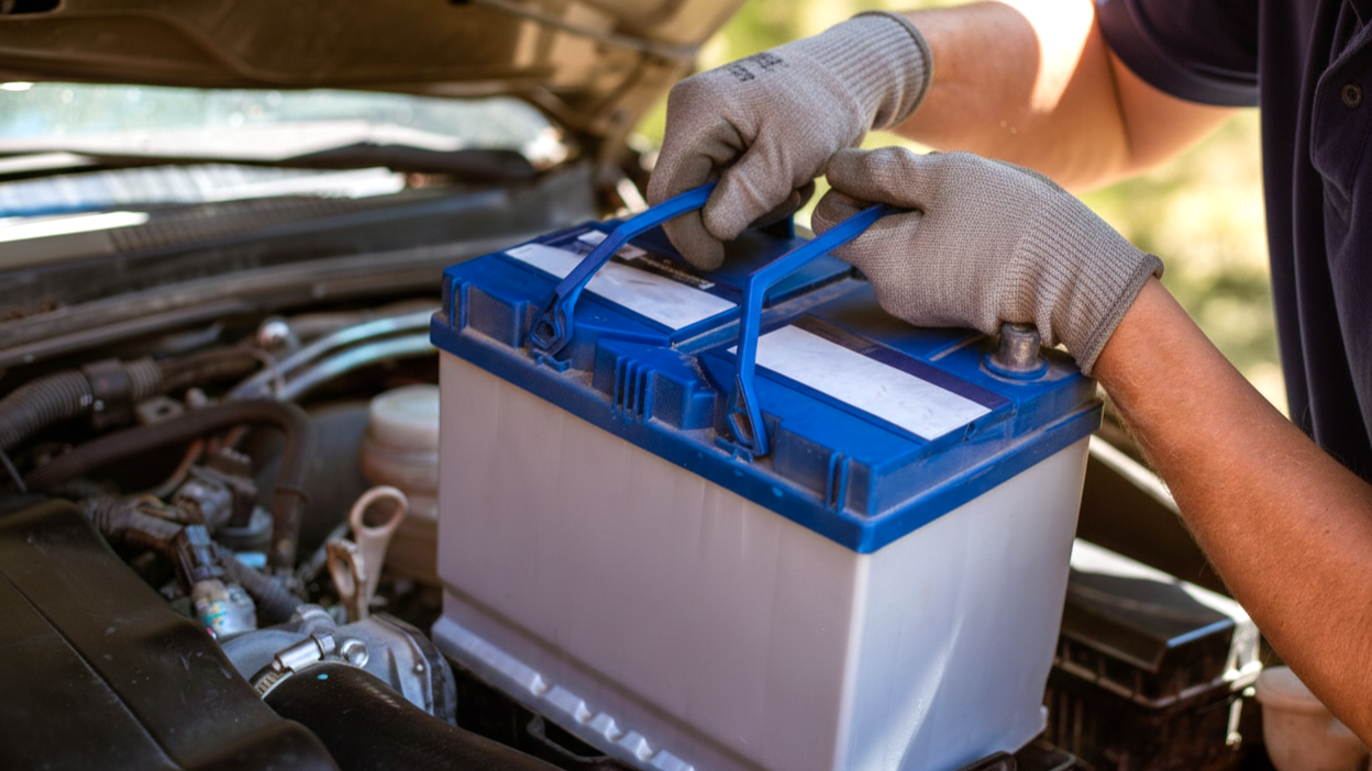 Remove the battery before storage