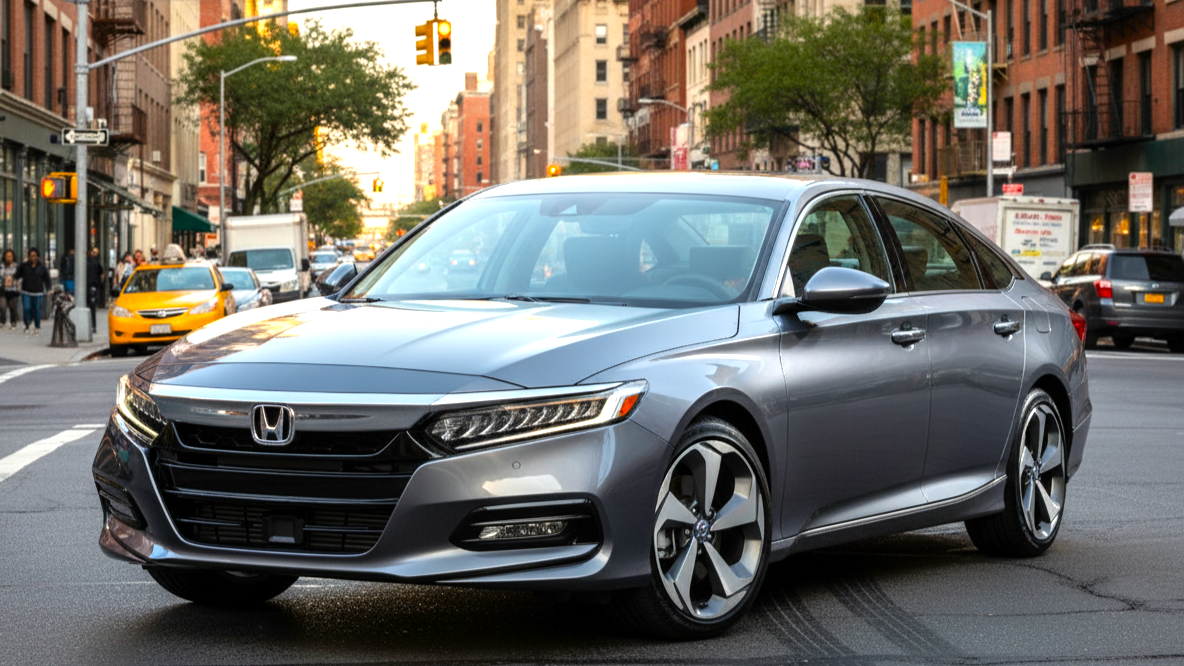 Honda Accord серого цвета