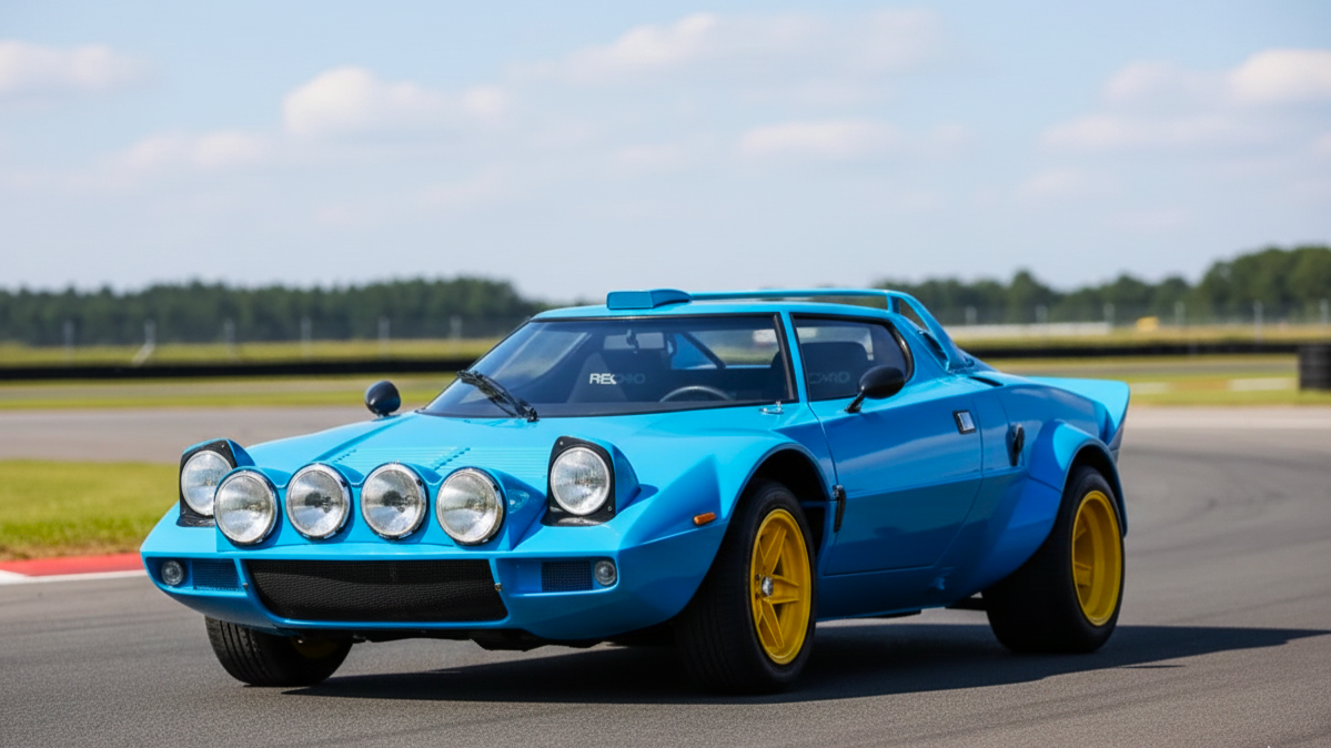 Lancia Stratos blue
