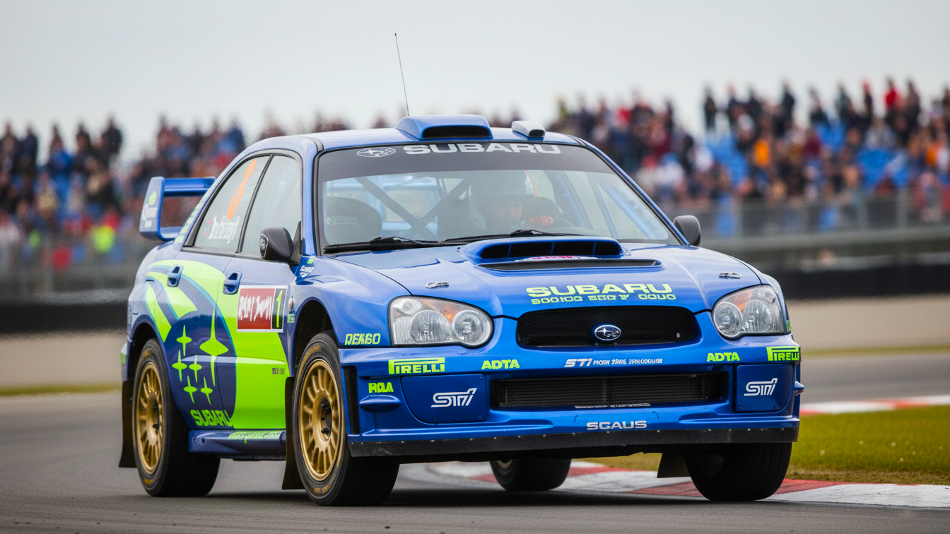 Subaru Impreza WRC blue