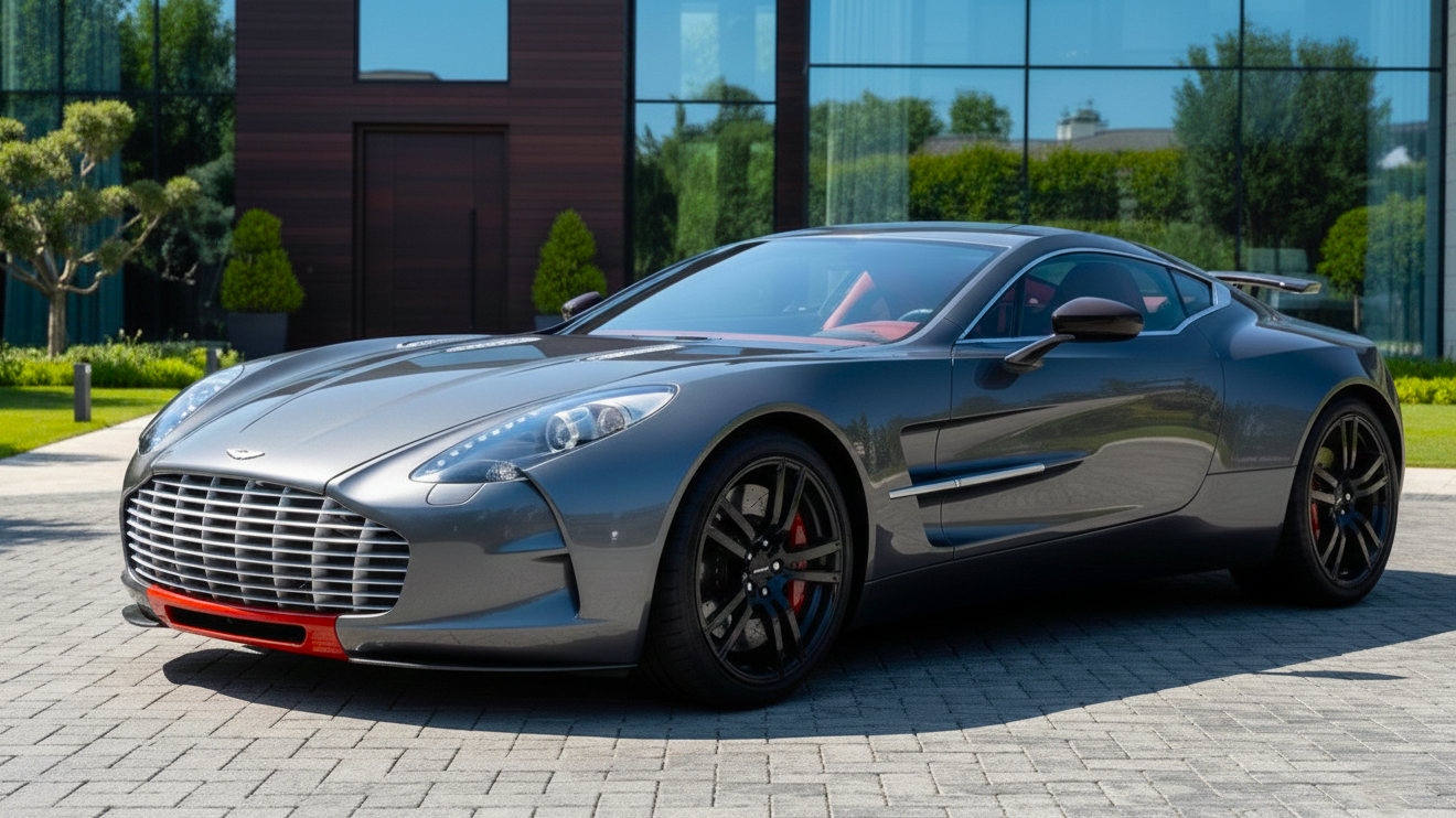 Aston Martin One-77 grey