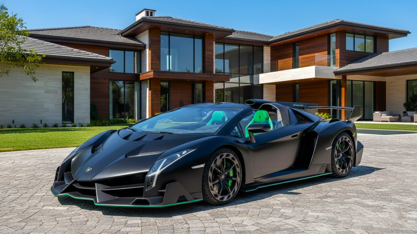 Lamborghini Veneno black