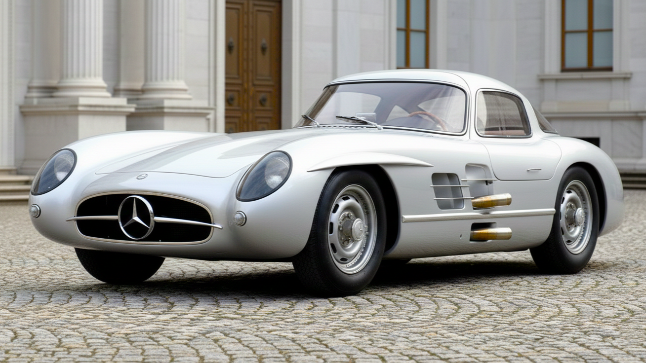 Mercedes-Benz 300 SLR Uhlenhaut Coupé silver