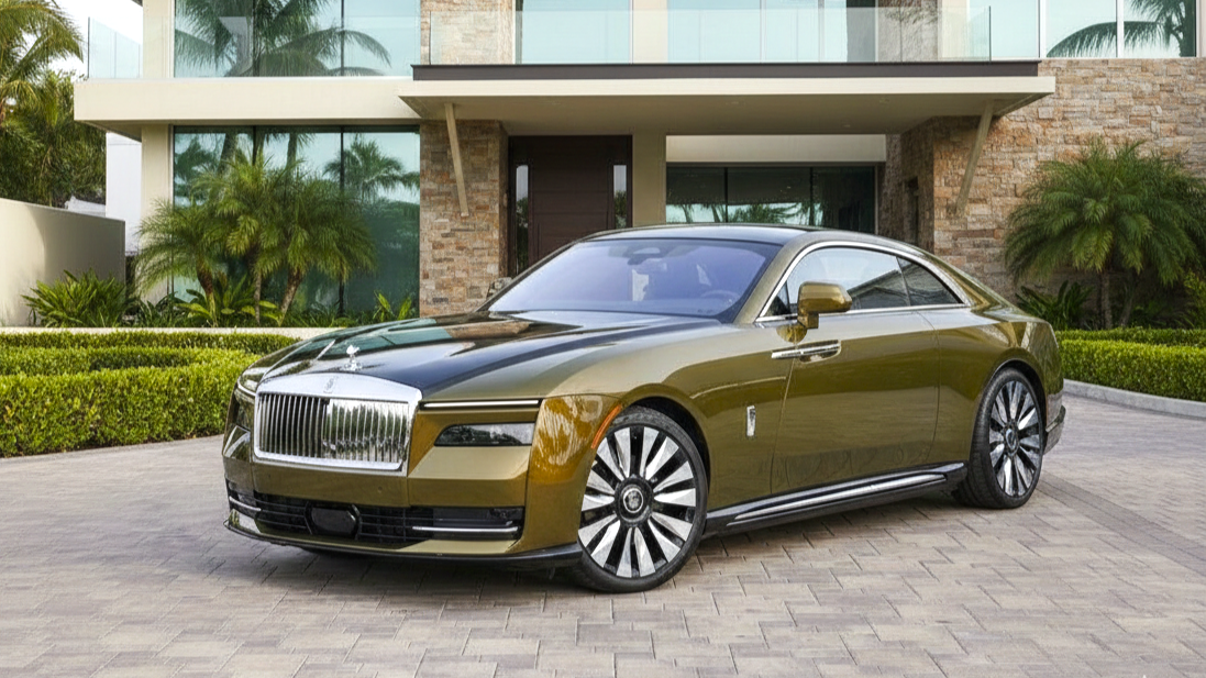 2024 Rolls Royce Spectre green