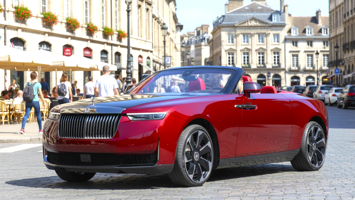 Rolls-Royce Droptail – La Rose Noire red