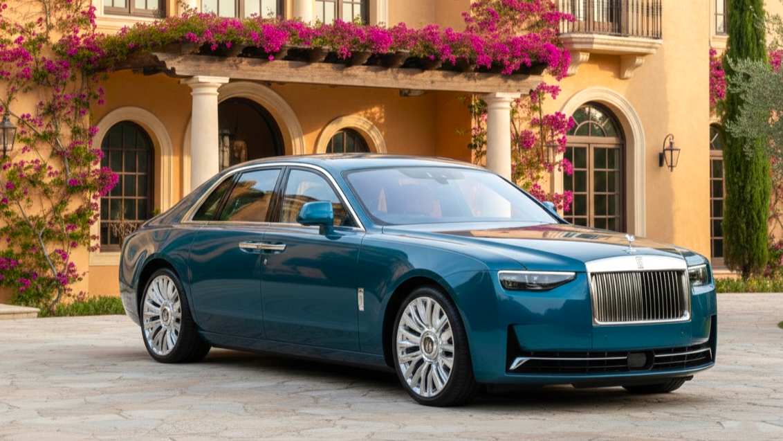 Rolls-Royce Ghost blue colour