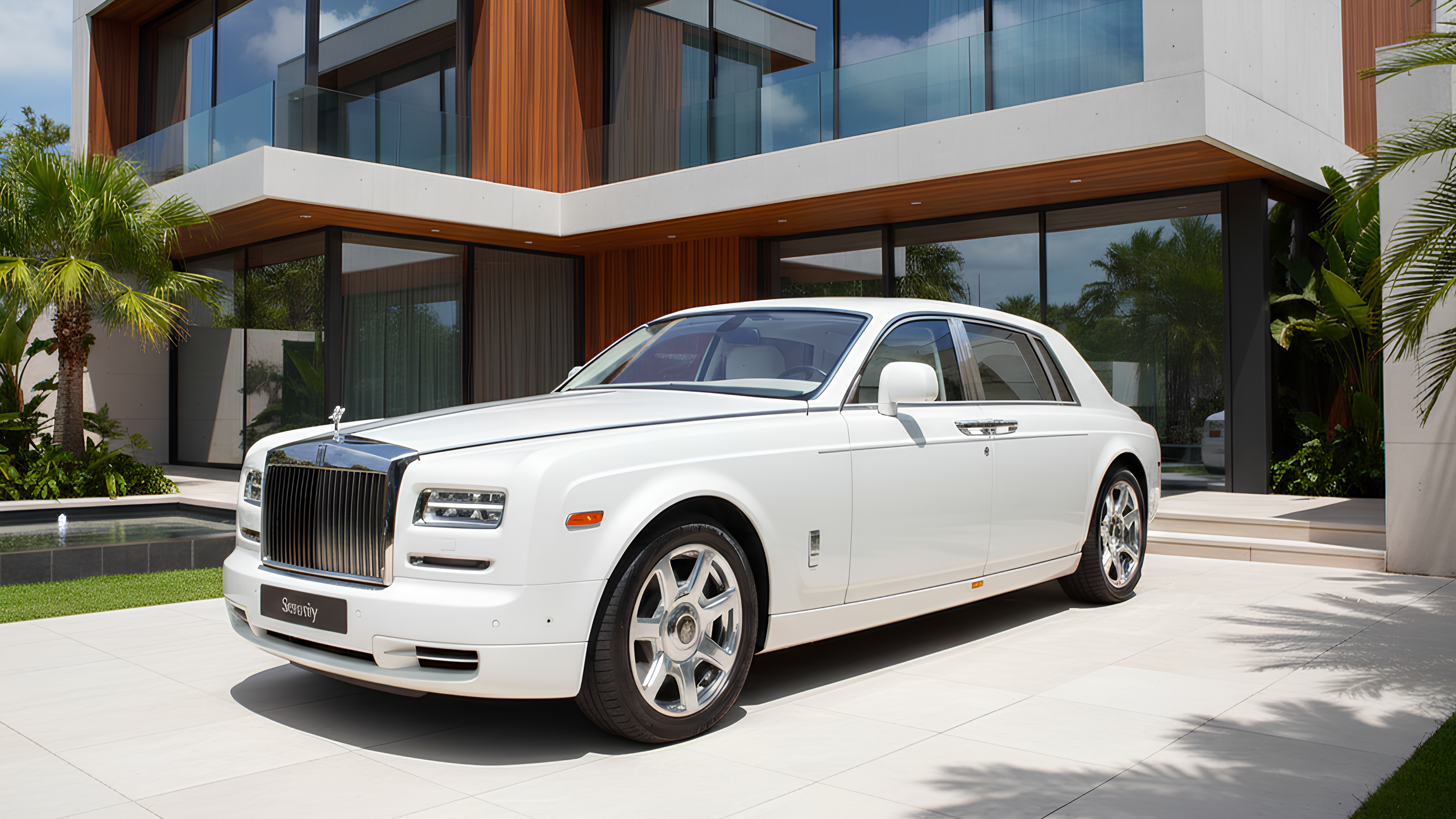 Rolls-Royce Phantom Serenity white colour