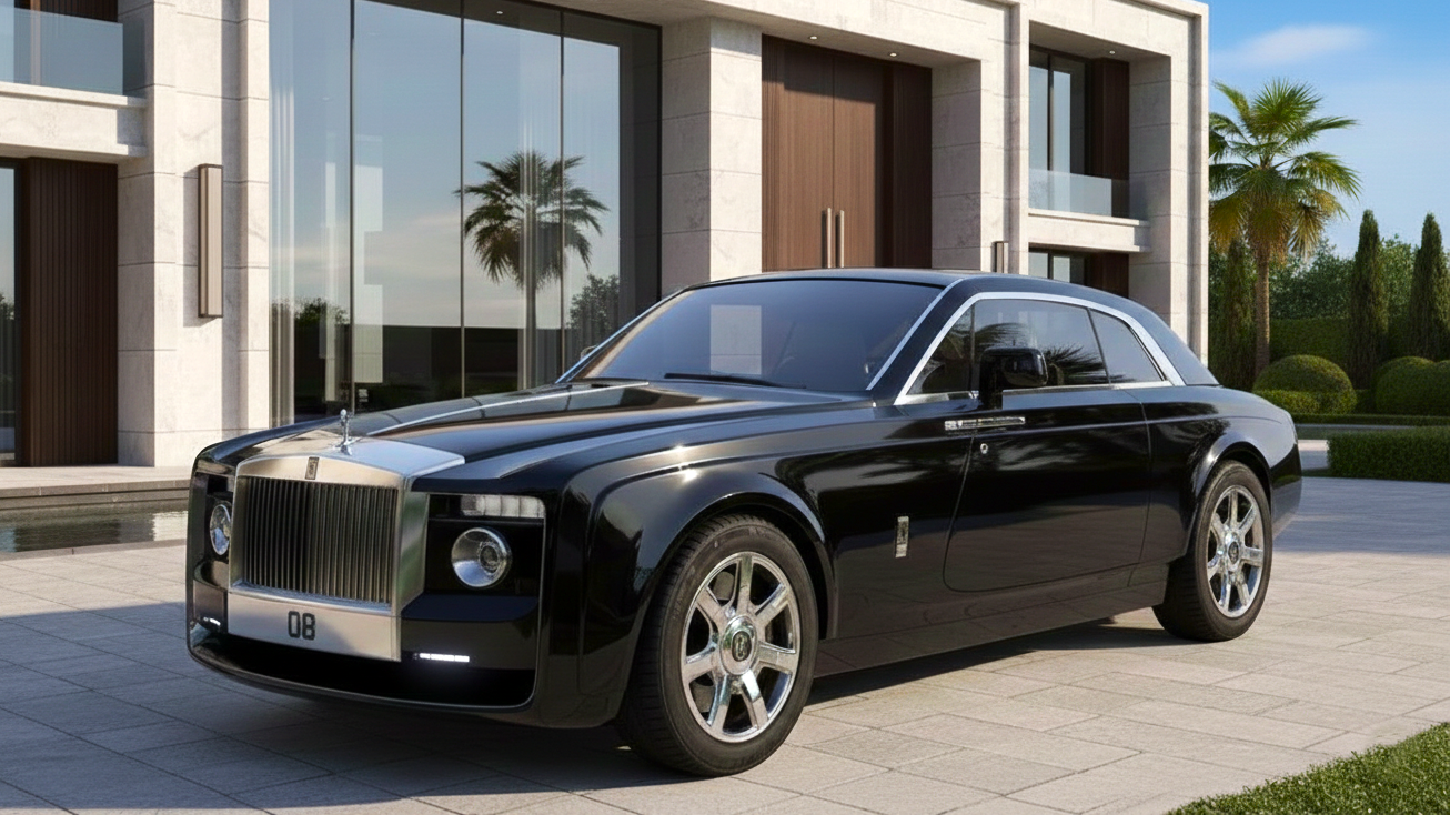 Rolls-Royce Sweptail black colour