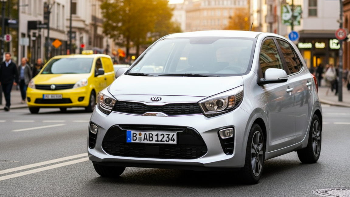 Kia Picanto White Colour