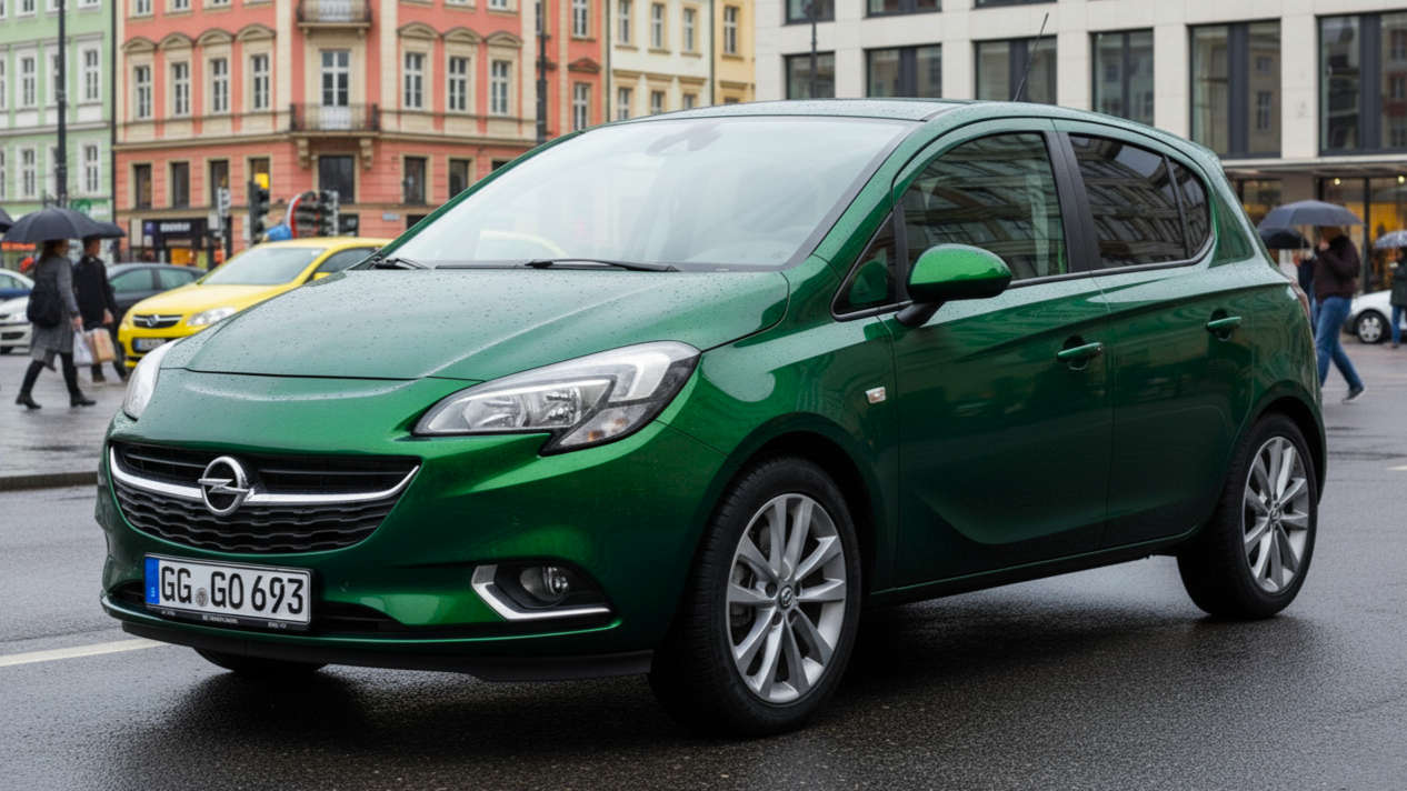 Opel Corsa Green Colour