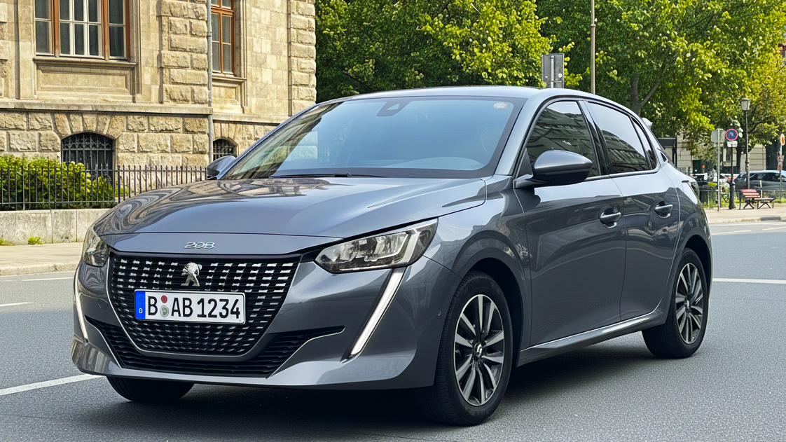Peugeot 208 Grey Colour