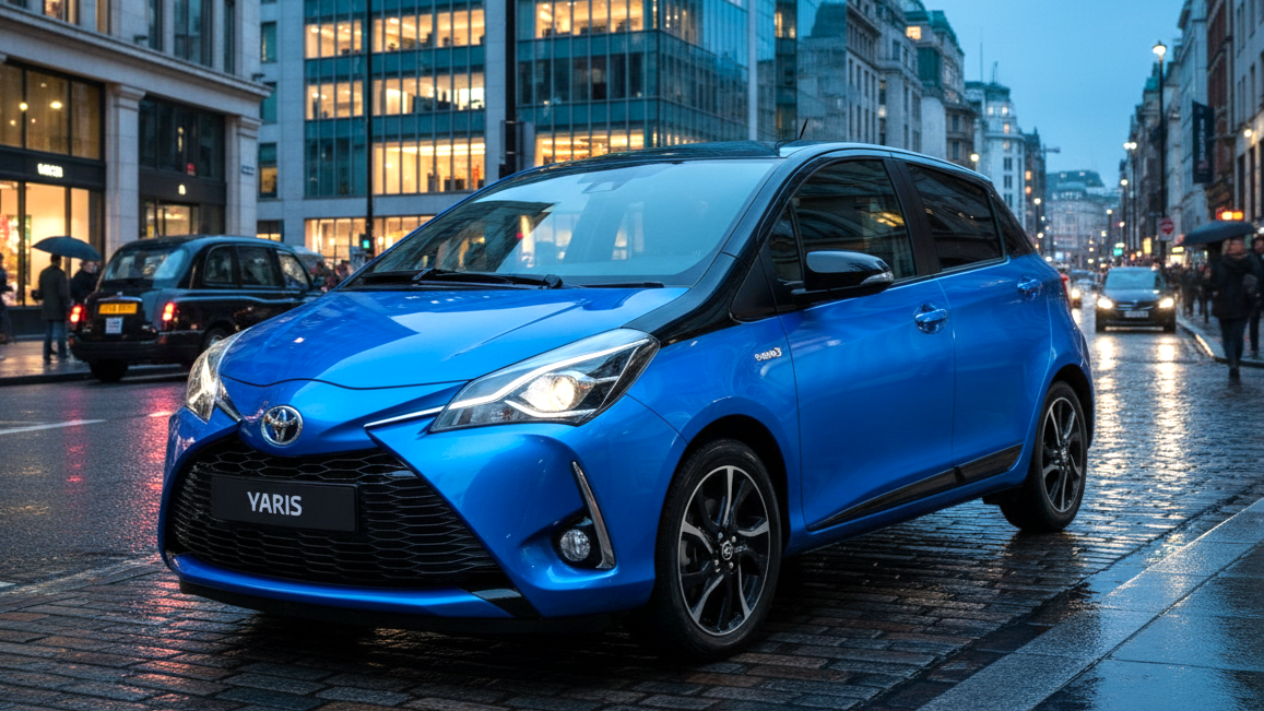 Toyota Yaris Blue Colour