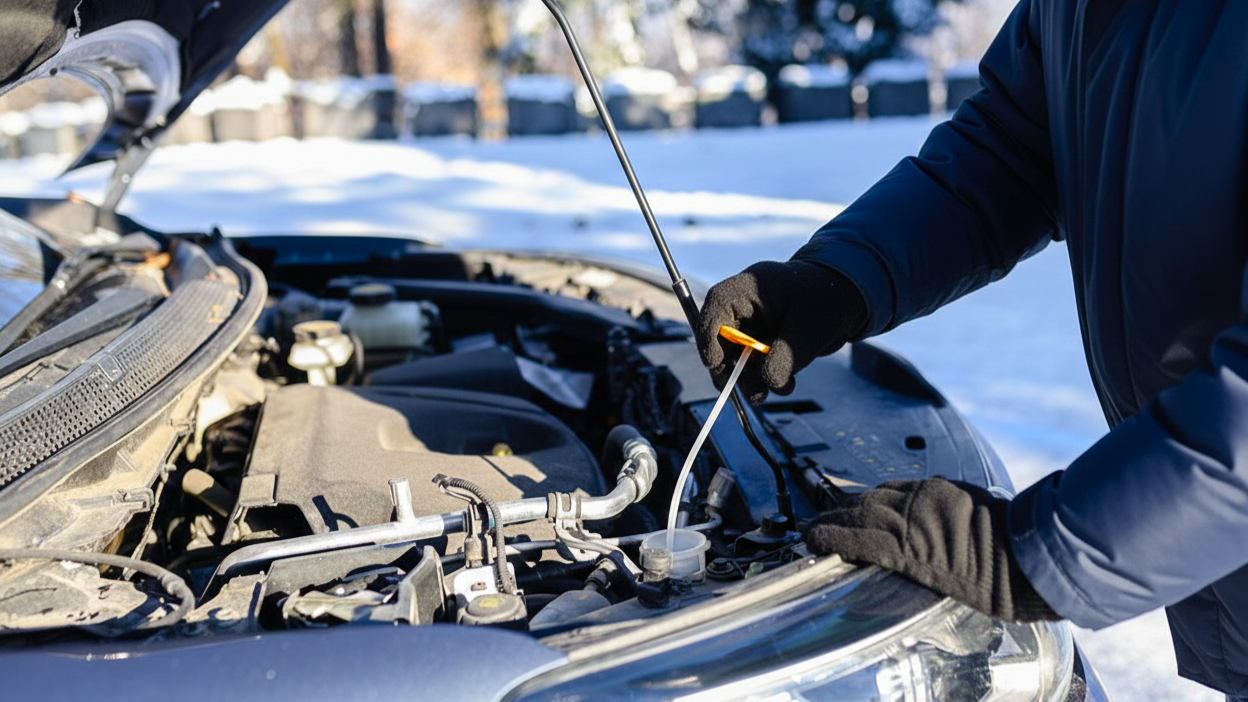 Antifreeze level checking