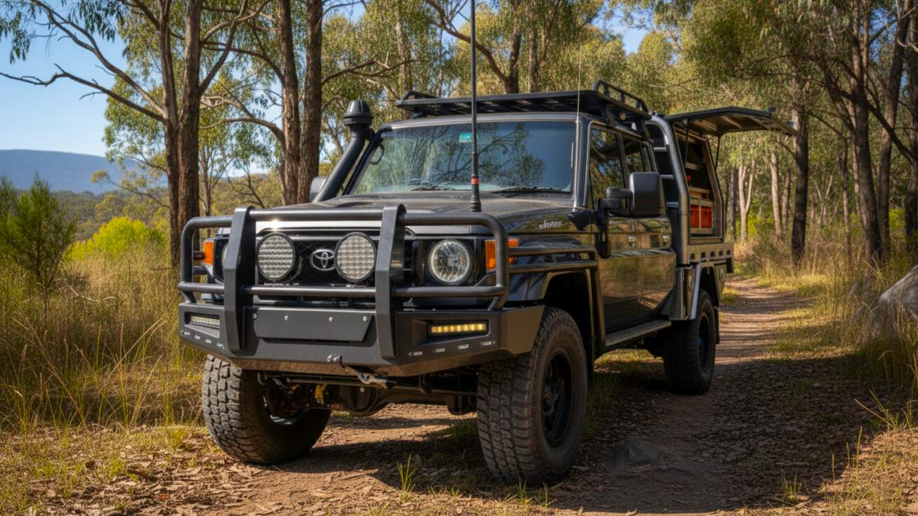 70 SERIES LANDCRUISER grey colour