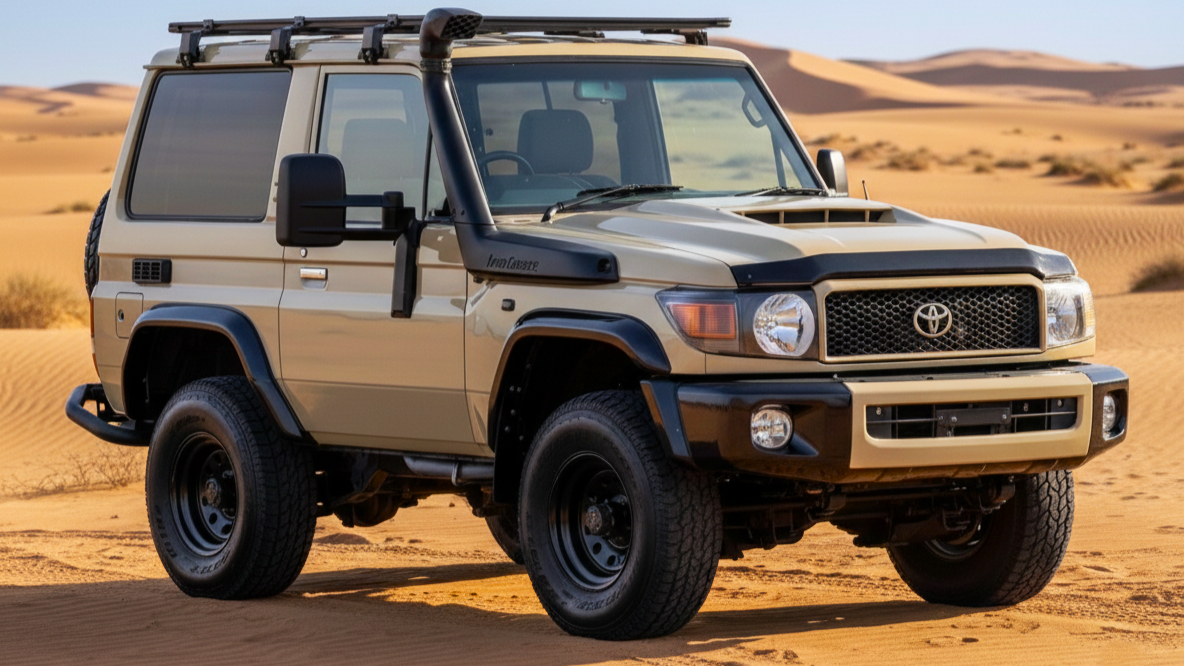 Toyota Land Cruiser PZJ70 tan colour