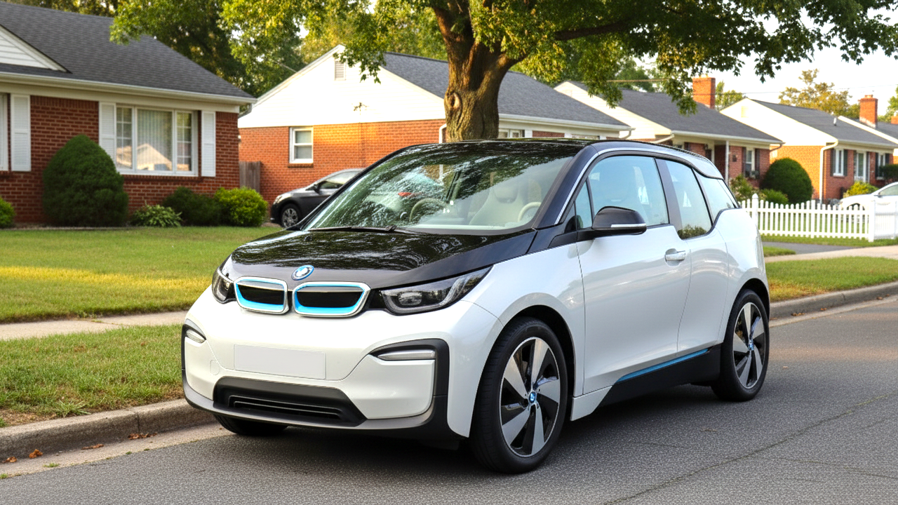 BMW i3 (2013-2022) белого цвета