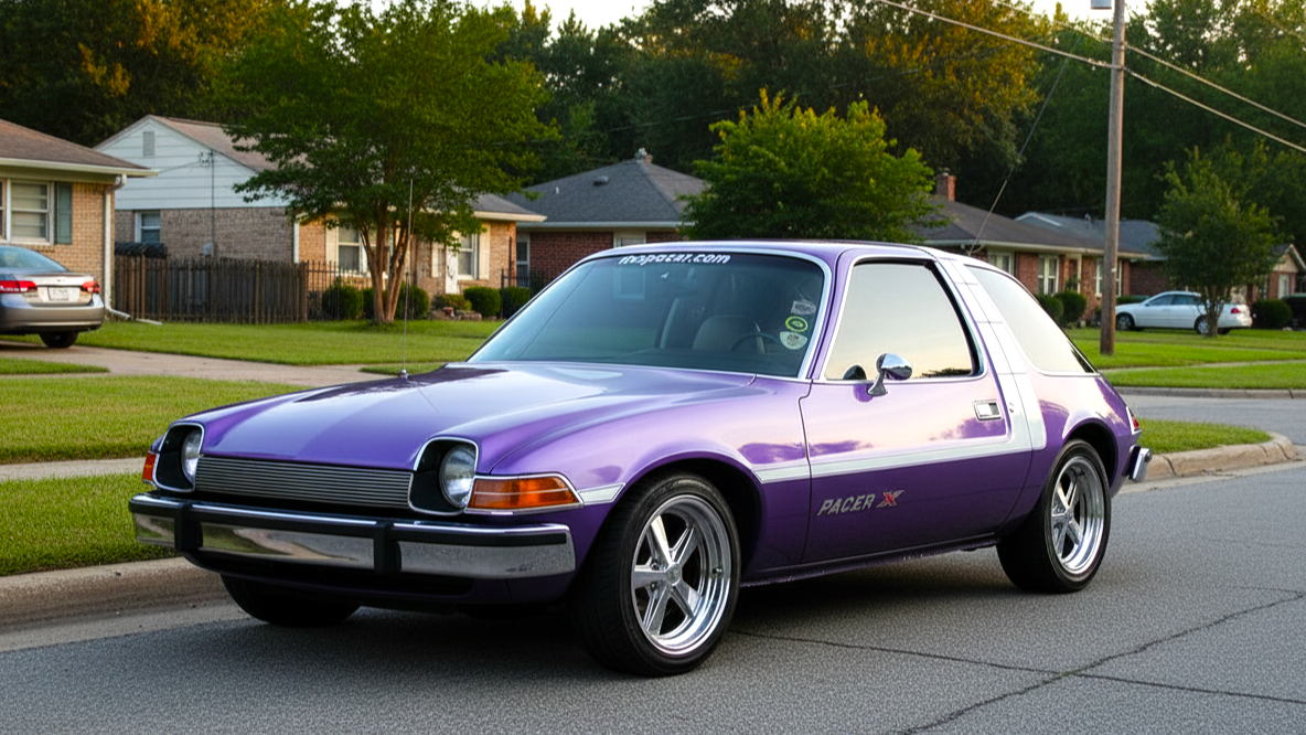 AMC Pacer (1975–1979) фиолетового цвета