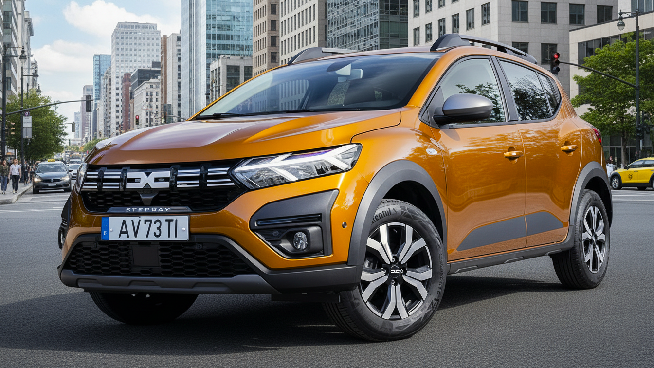Dacia Sandero Orange Colour