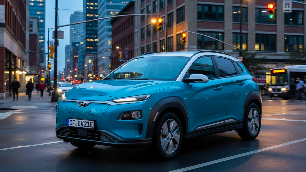 Hyundai Kona Electric Blue Colour