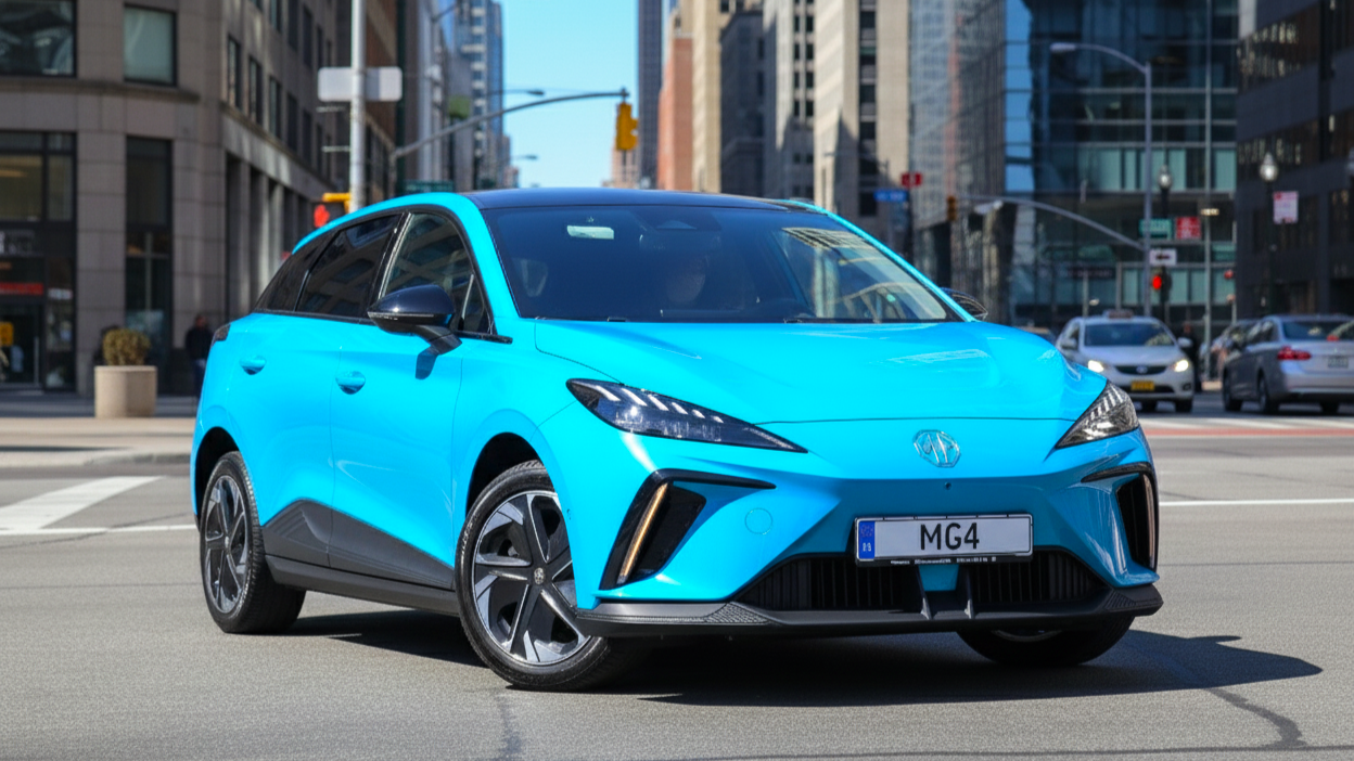 MG 4 Electric Blue Colour