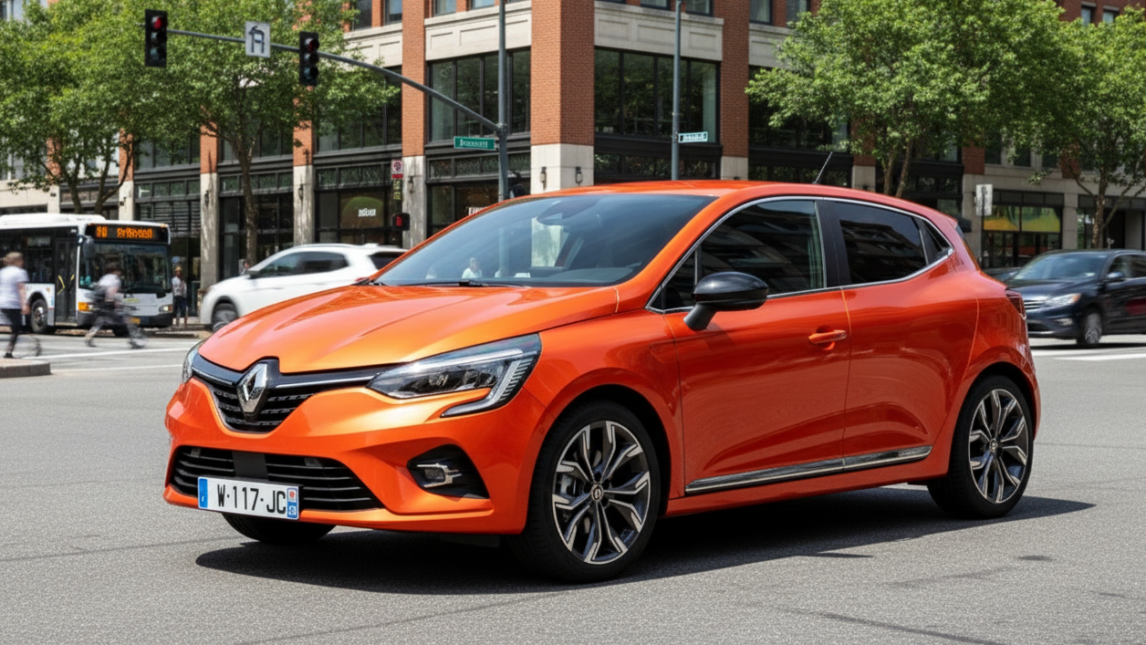 Renault Clio Orange Colour
