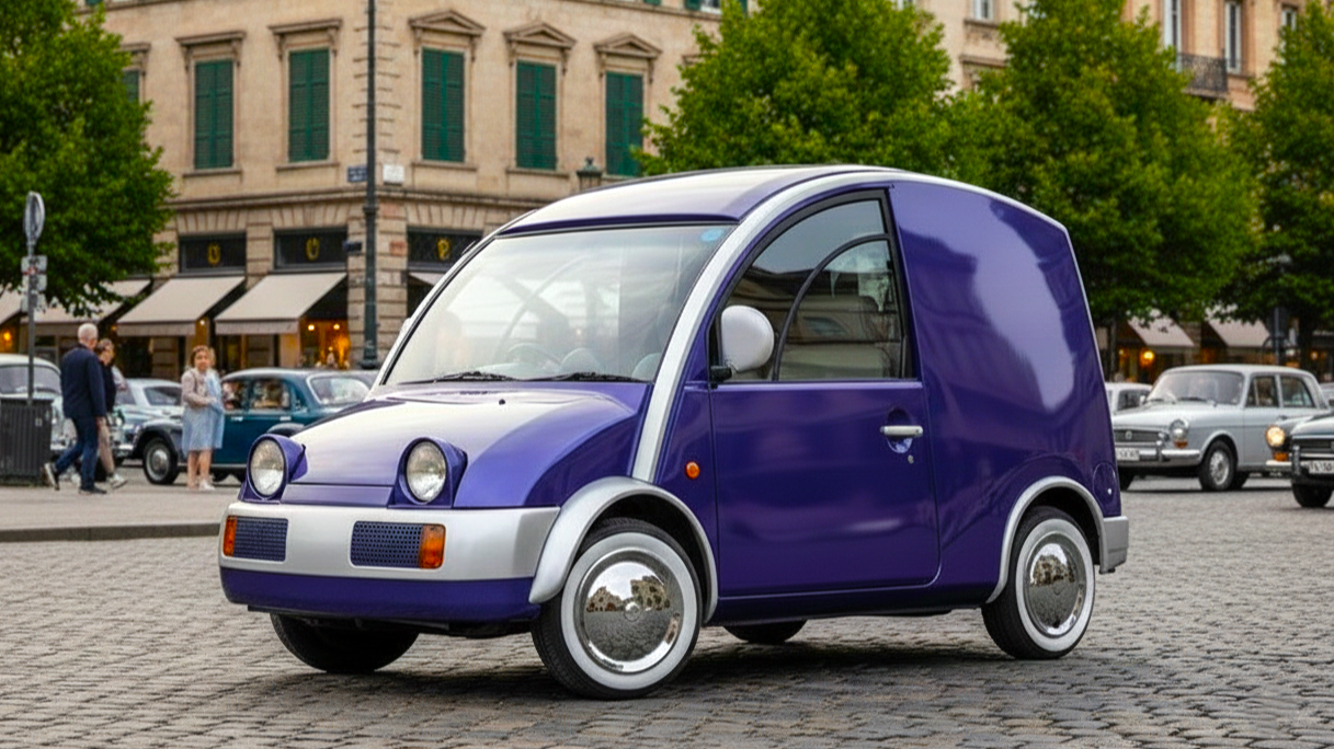 Nissan S-Cargo purple colour