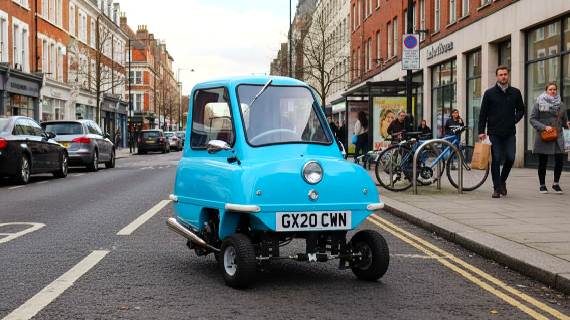Peel P50 blue colour