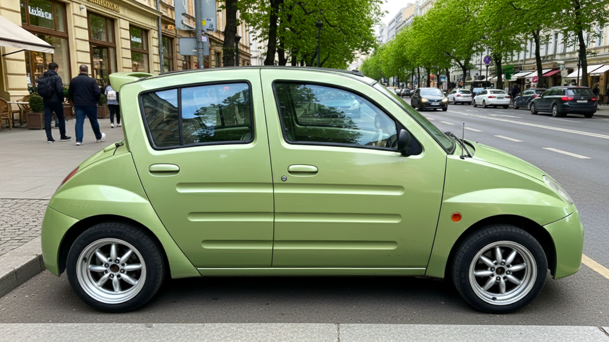 Toyota Will Vi green colour